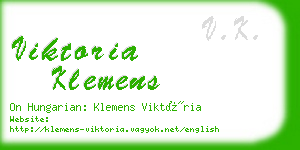 viktoria klemens business card